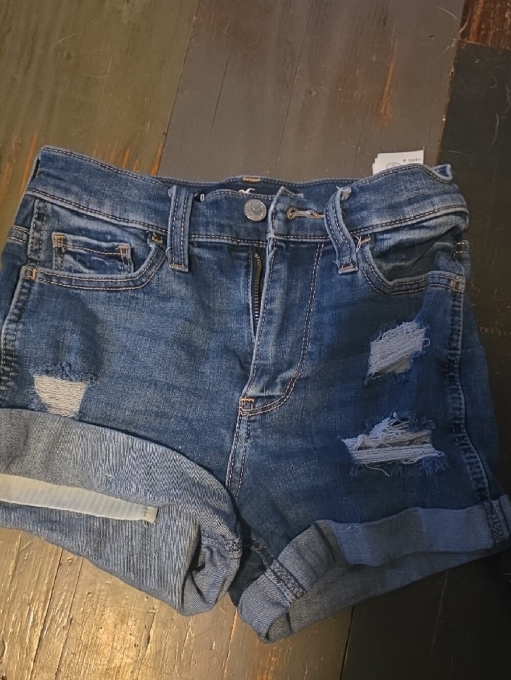 Hollister And Fox Racing Assorted Denim Shorts - Light to Dark Blue - Picture 3 of 6